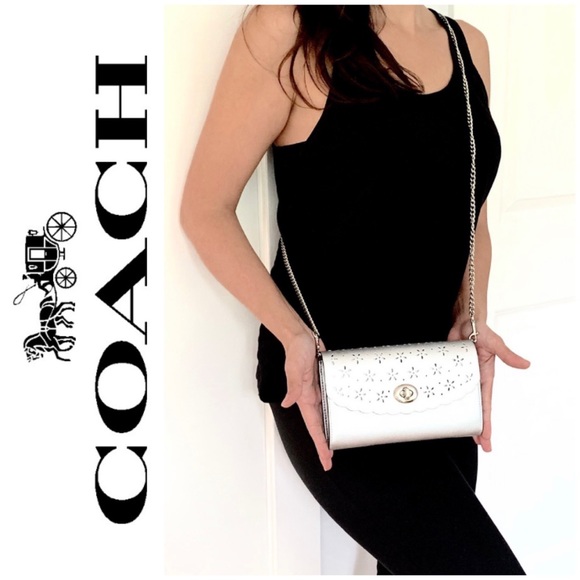 Coach Handbags - NWT COACH 3 in 1 leather perforated crossbody